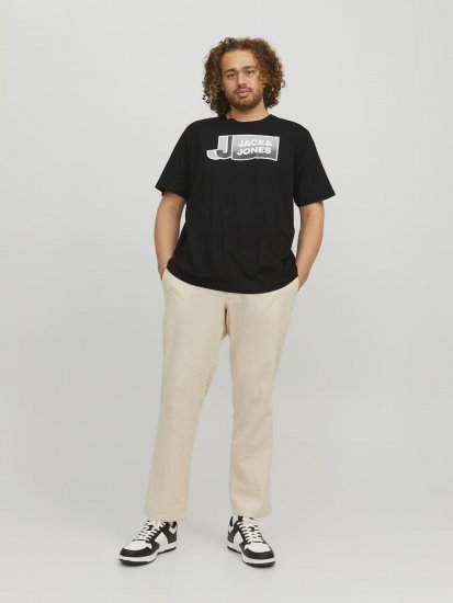Jack & Jones Logan T-Shirt Black - Camisetas - Camisetas - 2XL-14XL