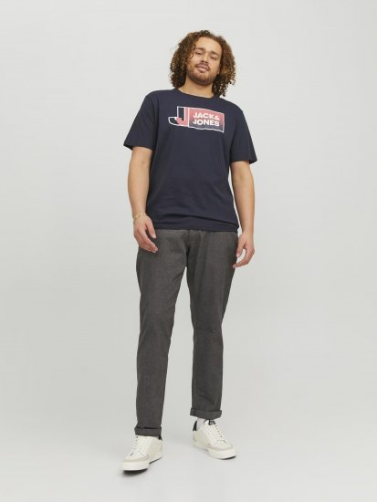 Jack & Jones Logan T-Shirt Navy - Camisetas - Camisetas - 2XL-14XL