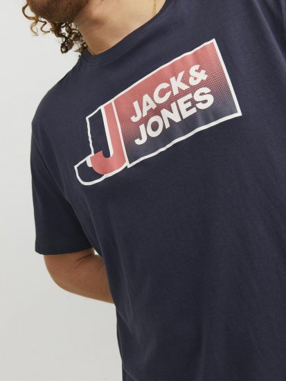 Jack & Jones Logan T-Shirt Navy - Camisetas - Camisetas - 2XL-14XL