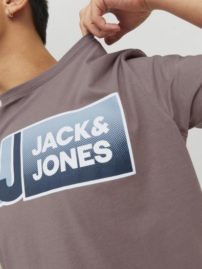 Jack & Jones Logan T-Shirt Brown - Camisetas - Camisetas - 2XL-14XL