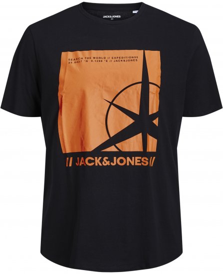 Jack & Jones Conrad T-Shirt Black - Camisetas - Camisetas - 2XL-14XL