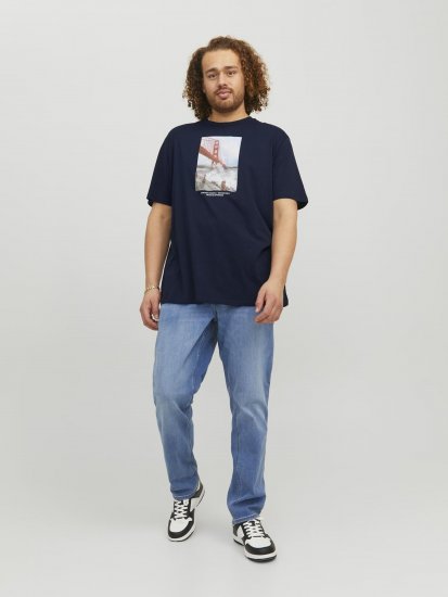 Jack & Jones Copenhagen Photo T-Shirt Navy - Camisetas - Camisetas - 2XL-14XL