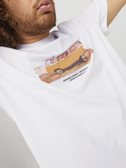 Jack & Jones Copenhagen Photo T-Shirt White - Camisetas - Camisetas - 2XL-14XL