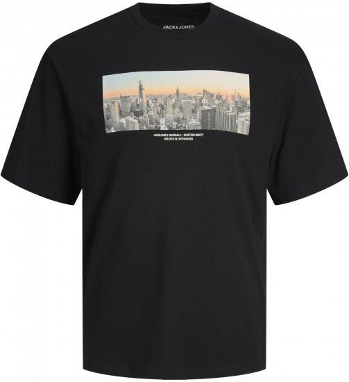 Jack & Jones Copenhagen Photo T-Shirt Black - Camisetas - Camisetas - 2XL-14XL
