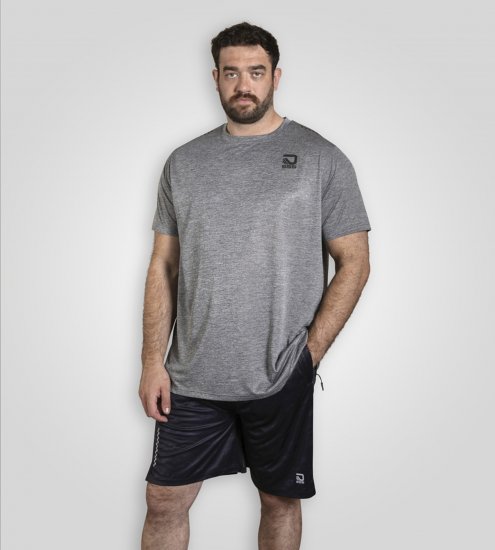 D555 Retford T-Shirt Lightweight Peach Finished Grey - Camisetas - Camisetas - 2XL-14XL
