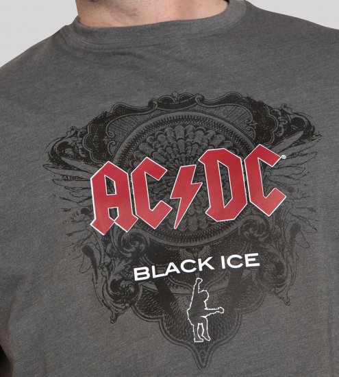 D555 Clydebank T-Shirt Official AC/DC Black Ice Grey - Camisetas - Camisetas - 2XL-14XL