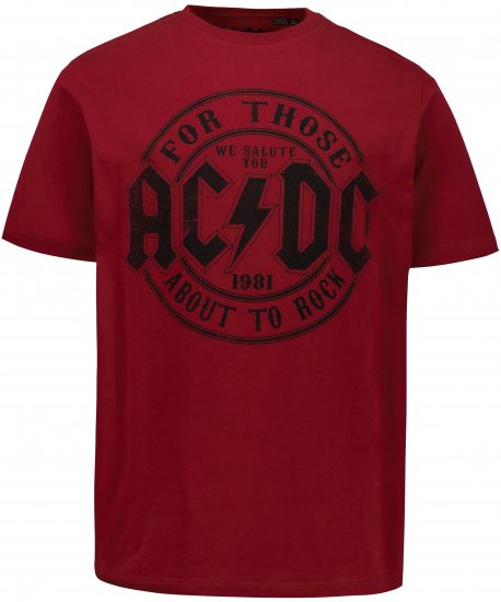 JP1880 AC/DC T-Shirt Rust Red - Camisetas de bandas - 