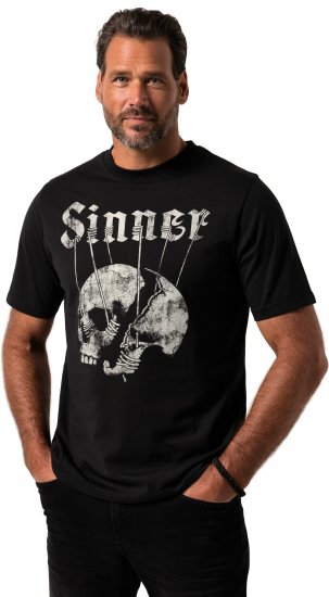 JP1880 T-Shirt Sinner Black - Camisetas - Camisetas - 2XL-14XL