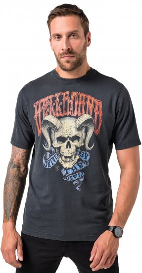 JP1880 T-Shirt Driven By The Devil Black - Camisetas - Camisetas - 2XL-14XL