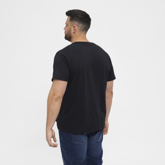 North Latitude T-Shirt O-Neck Black TALL - TALL camisas - Camisetas para hombres altos