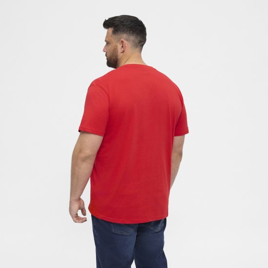 North Latitude T-Shirt O-Neck Red TALL - TALL camisas - Camisetas para hombres altos