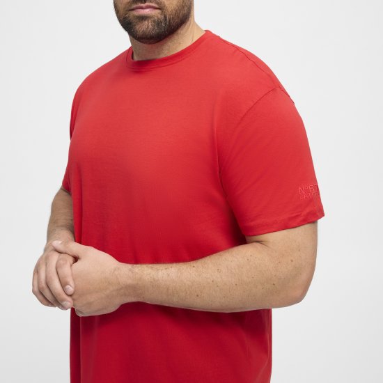 North Latitude T-Shirt O-Neck Red TALL - TALL camisas - Camisetas para hombres altos