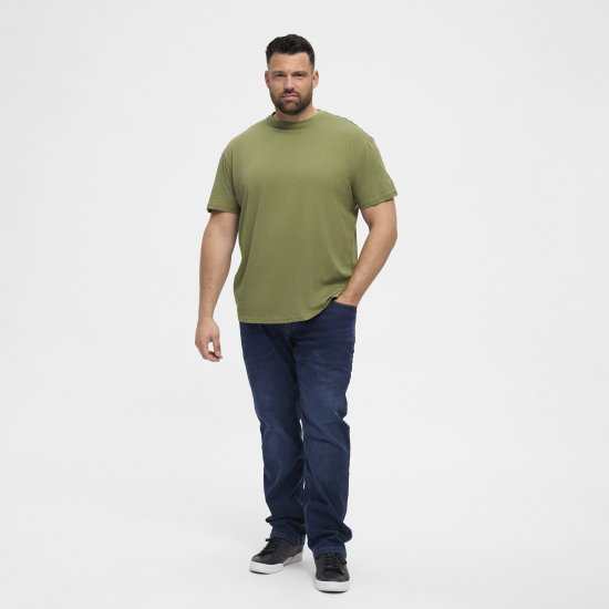 North Latitude T-Shirt O-Neck Olive Green TALL - TALL camisas - Camisetas para hombres altos