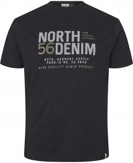 North Latitude Denim Printed T-Shirt Black TALL - TALL camisas - Camisetas para hombres altos
