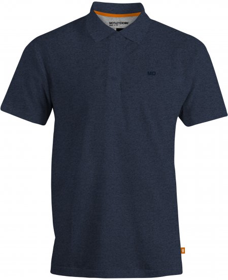 Motley Denim Bratislava Polo Dark Indigo - Polos - Polos 2XL-8XL