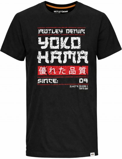 Motley Denim Swindon T-shirt Black - Camisetas - Camisetas - 2XL-14XL