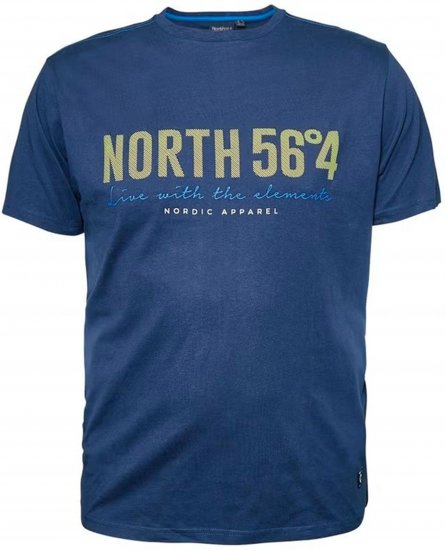 North Latitude 99865 Printed T-Shirt Blue - Camisetas con estampado - Camisetas con estampado - 2XL-8XL