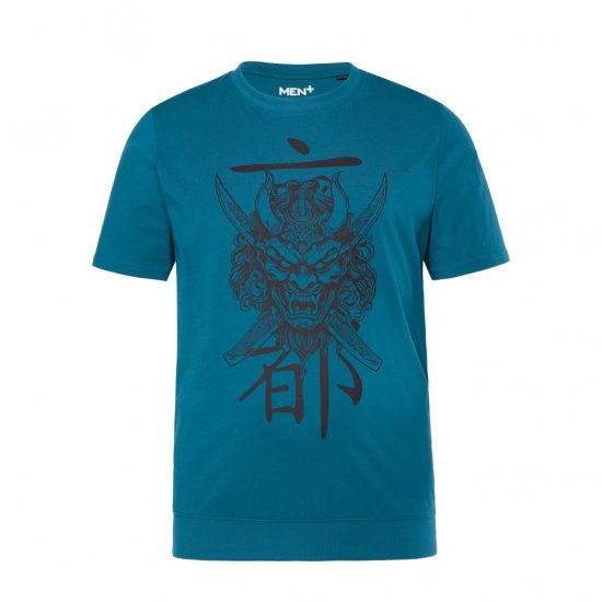Men Plus T-Shirt Short Sleeve Lagoon Green - Camisetas - Camisetas - 2XL-14XL