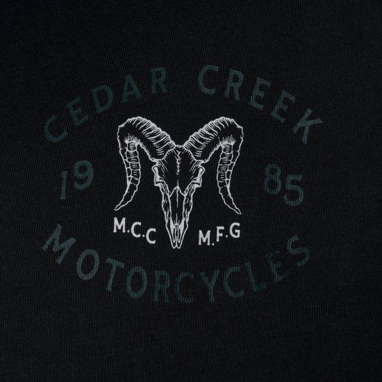 Kam Jeans 5793 Cedar Creek Reverse Print Tee Black - Camisetas - Camisetas - 2XL-14XL