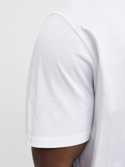 Jack & Jones Dover Denim O-Neck T-Shirt White - Camisetas - Camisetas - 2XL-14XL