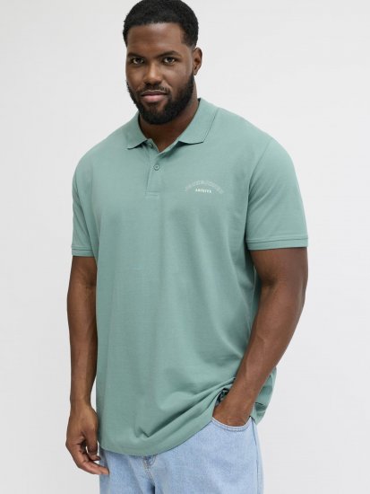Jack & Jones College Logo Short Sleeve Polo Turquoise - Polos - Polos 2XL-8XL