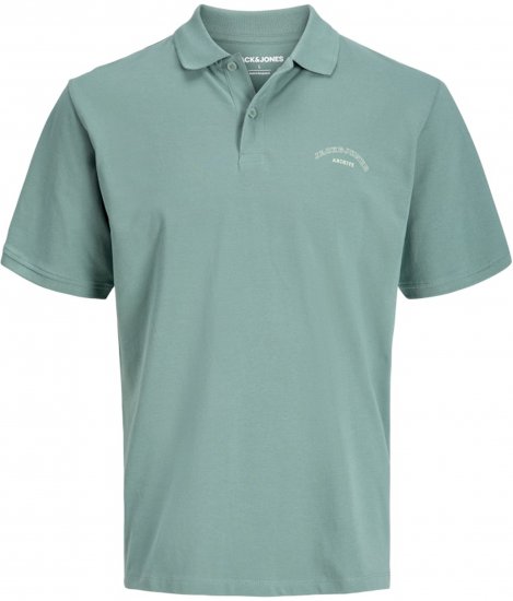Jack & Jones College Logo Short Sleeve Polo Turquoise - Polos - Polos 2XL-8XL