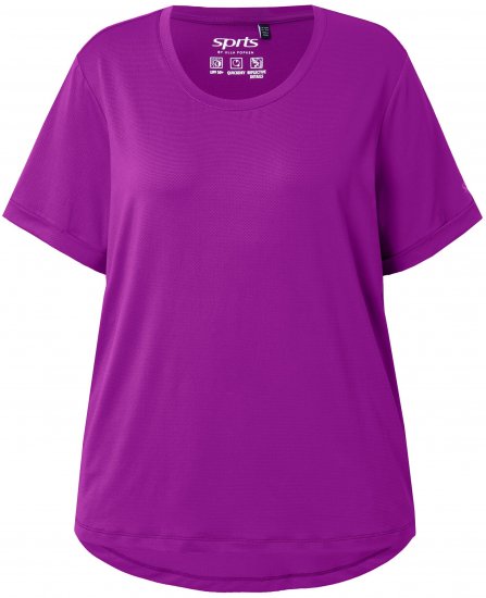 Ulla Popken UPF 50 Quick Drying Tee Blackberry - Camisetas - 