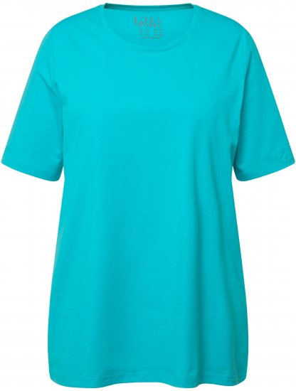 Ulla Popken Essential Round Neck Stretch Tee Black - Camisetas - 