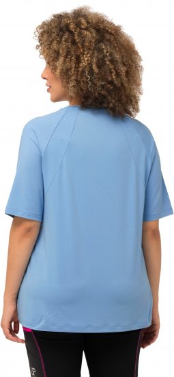 Ulla Popken Quick-Drying Short Sleeve T-Shirt Pale Blue - Camisetas - 