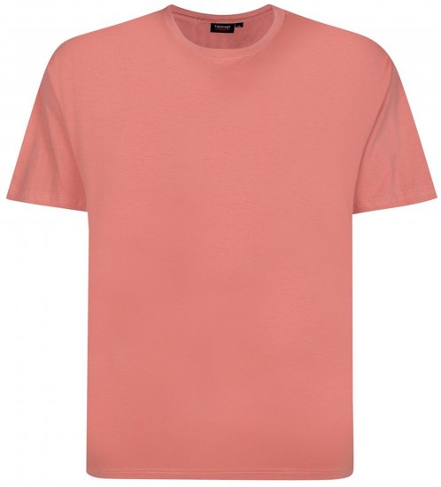 Espionage T015 Plain T-Shirt Coral - Camisetas - Camisetas - 2XL-14XL