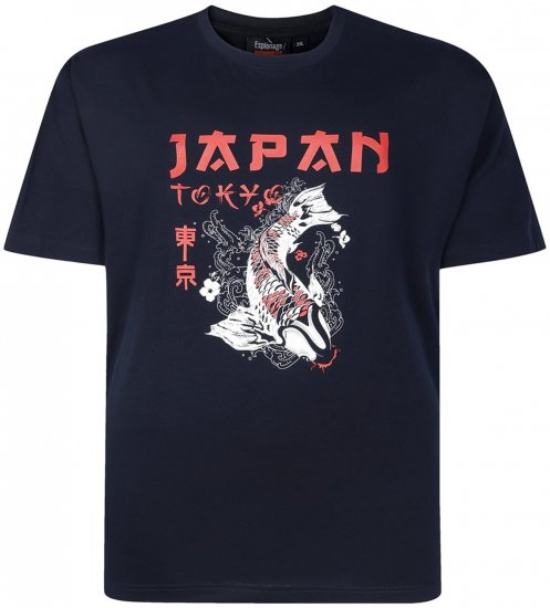 Espionage T437 Japan T-Shirt Black - Camisetas - Camisetas - 2XL-14XL