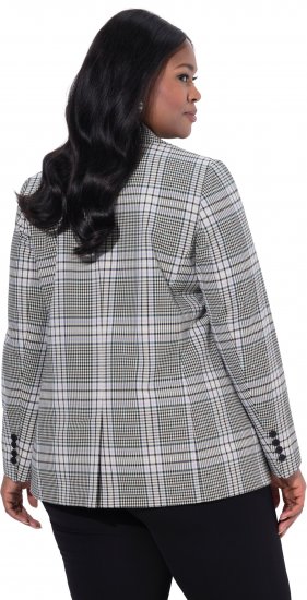 Ulla Popken Blazer De Cuadros Verde - Blazers - 