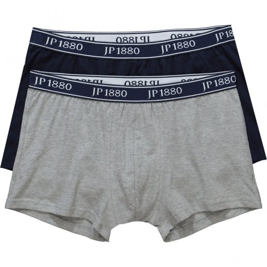 JP1880 Boxershorts Flexnamic 2-Pack Navy/Grey - Ropa interior - Ropa interior 2XL-8XL