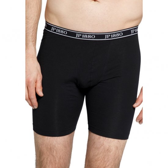 JP1880 Boxers Flexnamic OEKO-TEX Long Black - Ropa interior - Ropa interior 2XL-8XL