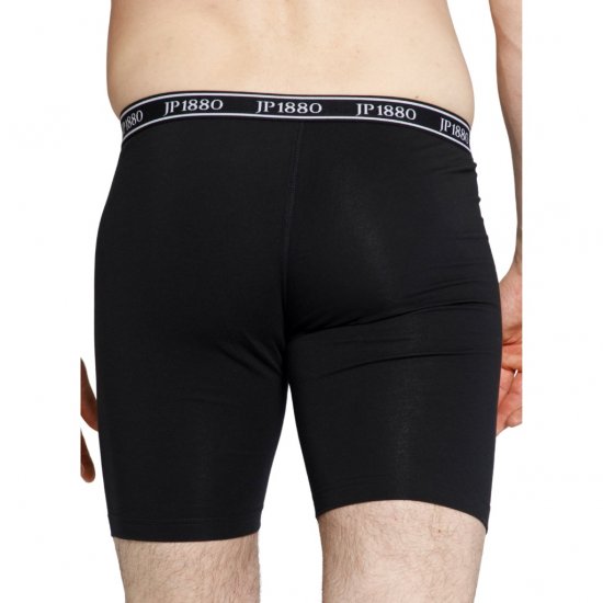 JP1880 Boxers Flexnamic OEKO-TEX Long Black - Ropa interior - Ropa interior 2XL-8XL