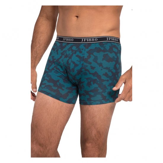 JP1880 Boxershorts Flexnamic OEKO-TEX Mid 2-Pack Blue - Ropa interior - Ropa interior 2XL-8XL