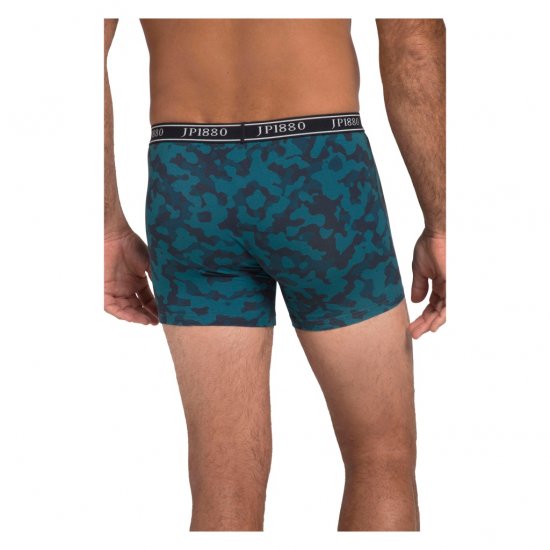 JP1880 Boxershorts Flexnamic OEKO-TEX Mid 2-Pack Blue - Ropa interior - Ropa interior 2XL-8XL