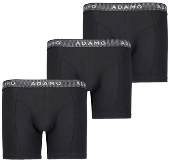Adamo Jerry Maxi Boxers 702 Black 3-pack - Ropa interior - Ropa interior 2XL-8XL