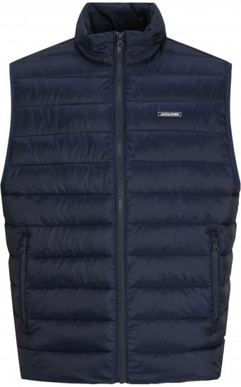 Jack & Jones Louis Light Bodywarmer Puffer Gilet Navy - Chalecos - Chalecos en tallas grandes