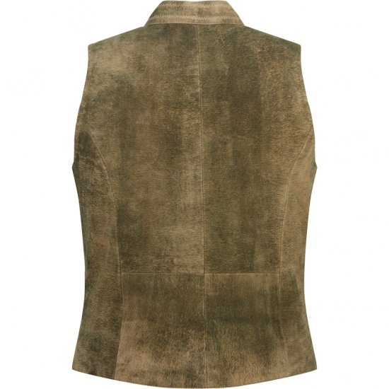 JP1880 Vest Goat Suede Traditional Moss Green - Ropa de fiesta - Ropa de fiesta – Para celebrar con estilo y comodidad