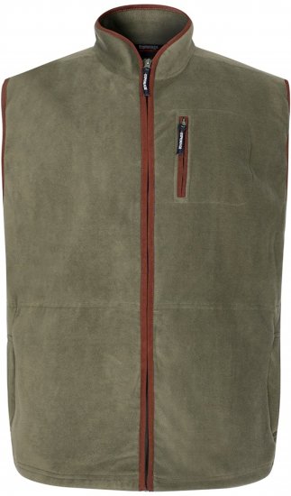 Espionage FL047 Microfleece Gilet Olive Green - Chalecos - Chalecos en tallas grandes