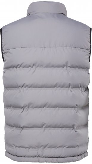 JP1880 Quilted Vest Outdoor Stand-up Collar Grey - Chaquetas - Chaquetas Tallas Grandes 2XL-8XL