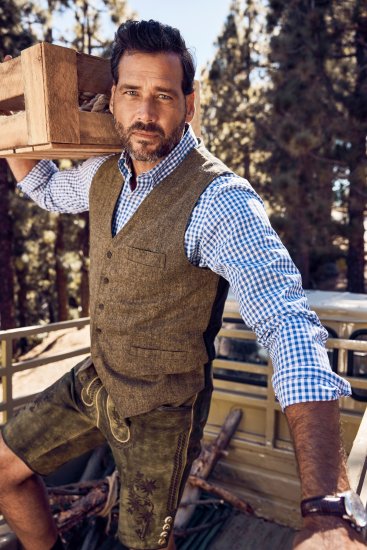 JP1880 Vest Tweed Wool Blend Traditional Light Brown - Ropa de fiesta - Ropa de fiesta – Para celebrar con estilo y comodidad