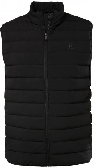 JP1880 Quilted Gilet Stand-Up Collar Black - Chaquetas - Chaquetas Tallas Grandes 2XL-8XL