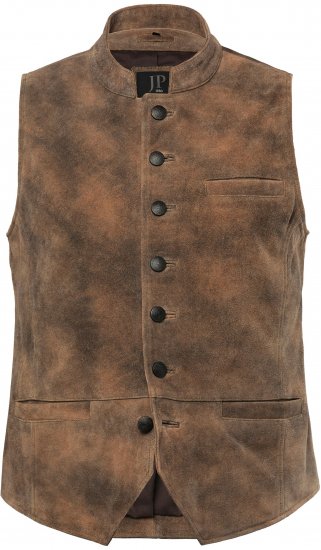 JP1880 Vest Traditional Cowhide Brown - Ropa de fiesta - Ropa de fiesta – Para celebrar con estilo y comodidad
