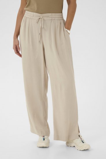Kaffe Curve Mille Wide Pants Feather Grey - Pantalones de tela - 