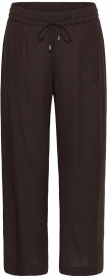 Kaffe Curve Mille Wide Pants Coffee Brown - Pantalones de tela - 
