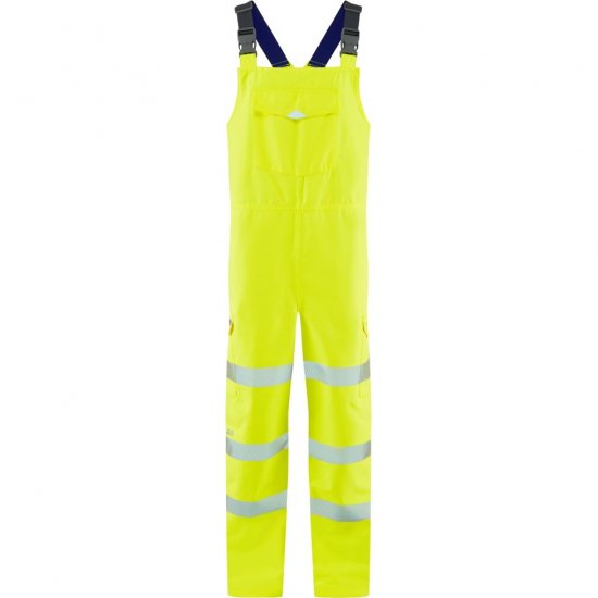 Leo Northam Ecoviz 15K Performance+ Bib & Brace Hi-Vis Yellow - Ropa de trabajo - Ropa de trabajo 3XL-6XL
