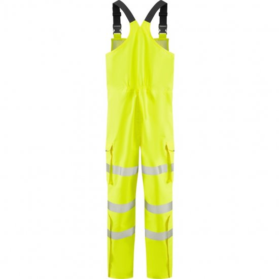 Leo Northam Ecoviz 15K Performance+ Bib & Brace Hi-Vis Yellow - Ropa de trabajo - Ropa de trabajo 3XL-6XL