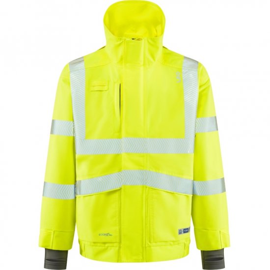 Leo Dartmoor Ecoviz 15K Performance+ Breathable Bomber Jacket Hi-Vis Yellow - Ropa de trabajo - Ropa de trabajo 3XL-6XL